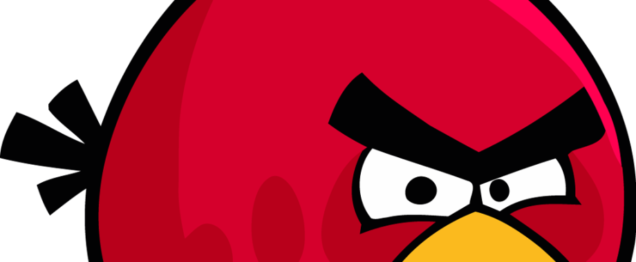 Angry Bird Icon - Red Bird From Angry Birds (920x380)