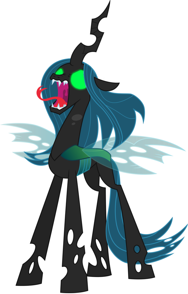Trini-mite, Changeling, Changeling Queen, Edit, Former - Queen Chrysalis (655x1024)