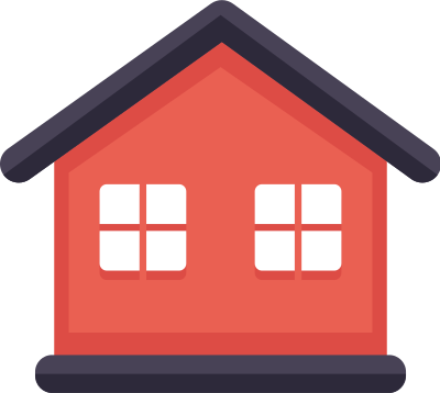 Realestate House Icon - House (400x358)