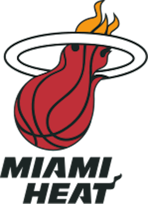 Nba Team Name Rankings - Miami Heat Logo Png (300x415)