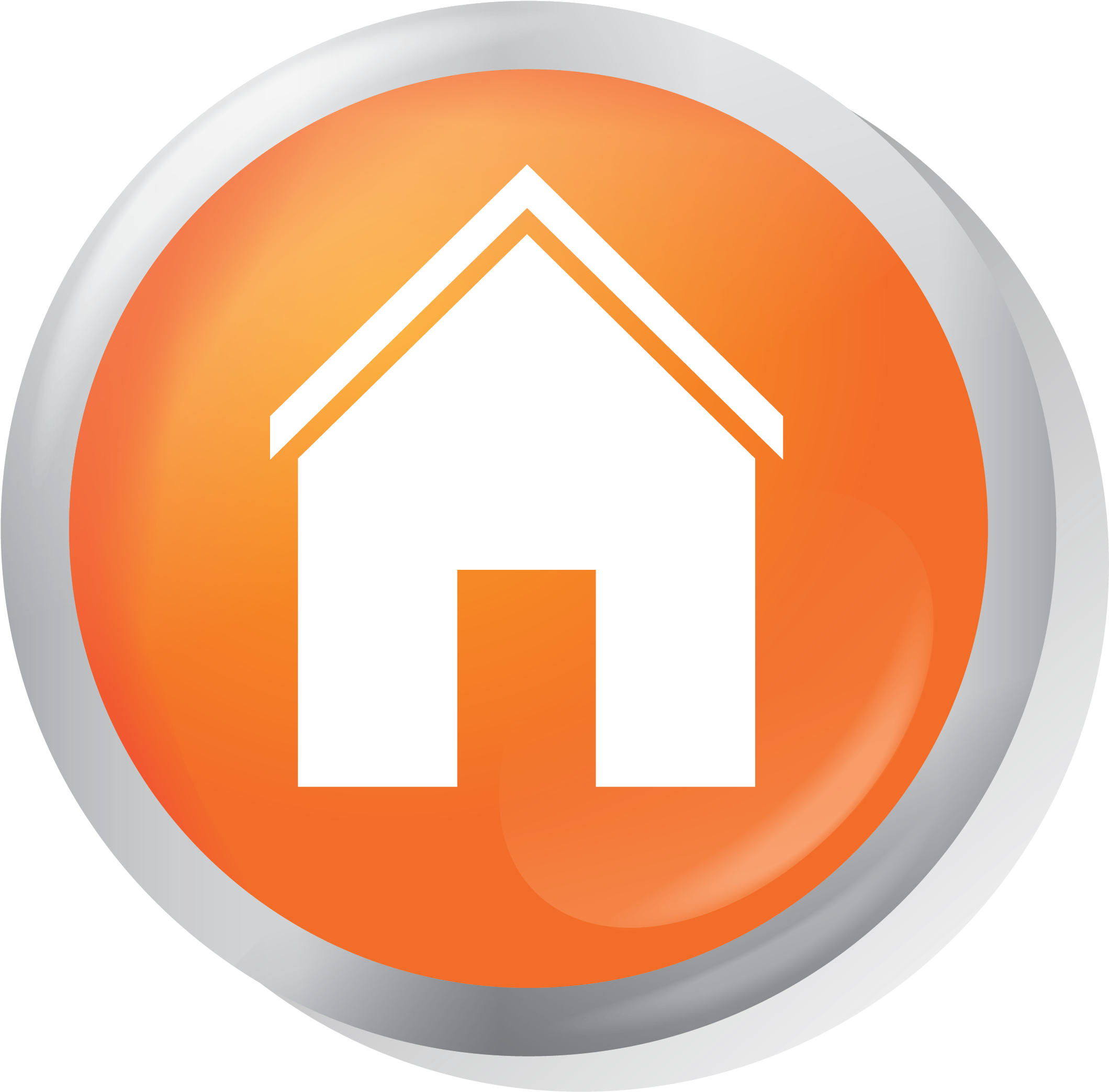 Home Button Icon Png Con Resources For Regular Interaction - 3d Home Button Png (2480x2480)