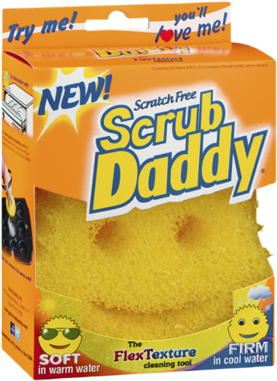 See 18 Reviews On Scrub Daddy Scratch Free Cleaning - Scrub Daddy Multi Purpose Scrubber, Yellow (600x600)