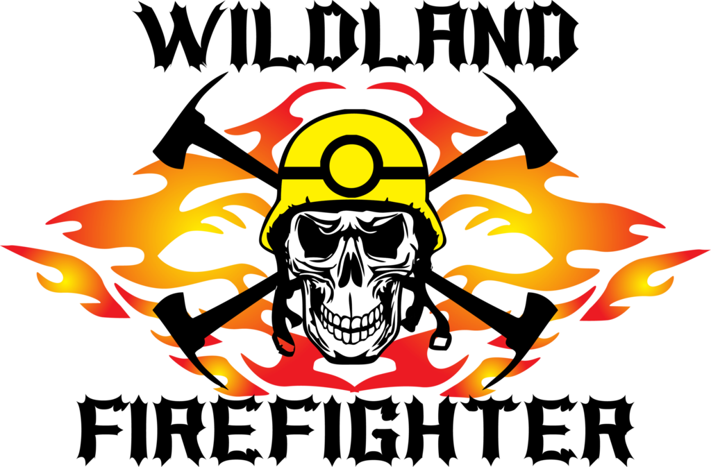 Wildland Firefighter Flames And Skull Decal - Tactical Penguin Skull 5 Stencil 2 Pack Mask Sticky (1024x673)