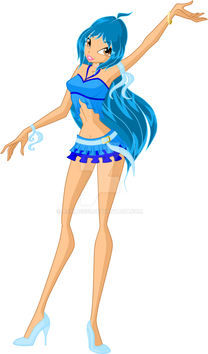 'hi I'm Princess Azura' By Ashia2256 - Winx Club Bloom Little Sister Wattpad (1024x1555)