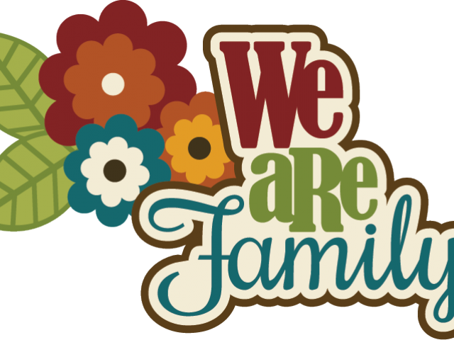 School Family Clipart - We Are Family Logo (640x480)