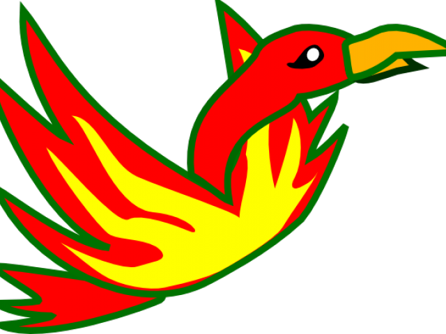 Firebird Cliparts - Pássaro De Fogo Desenho (640x480)