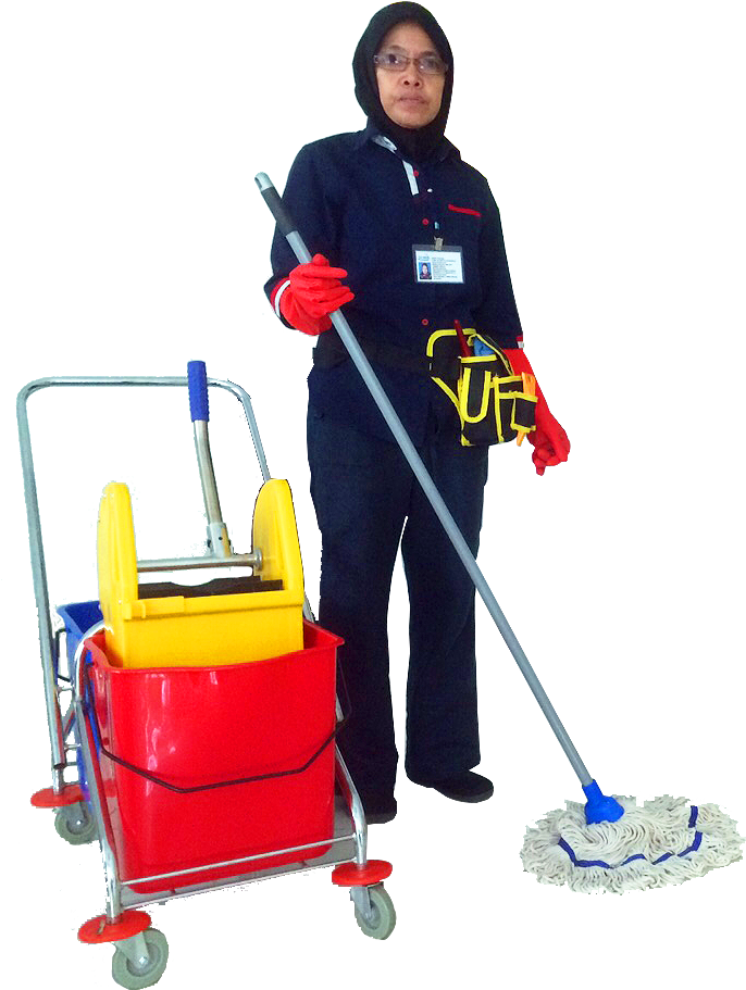 Mop Janitor Maid Service Vacuum Cleaner - Floor (694x910)