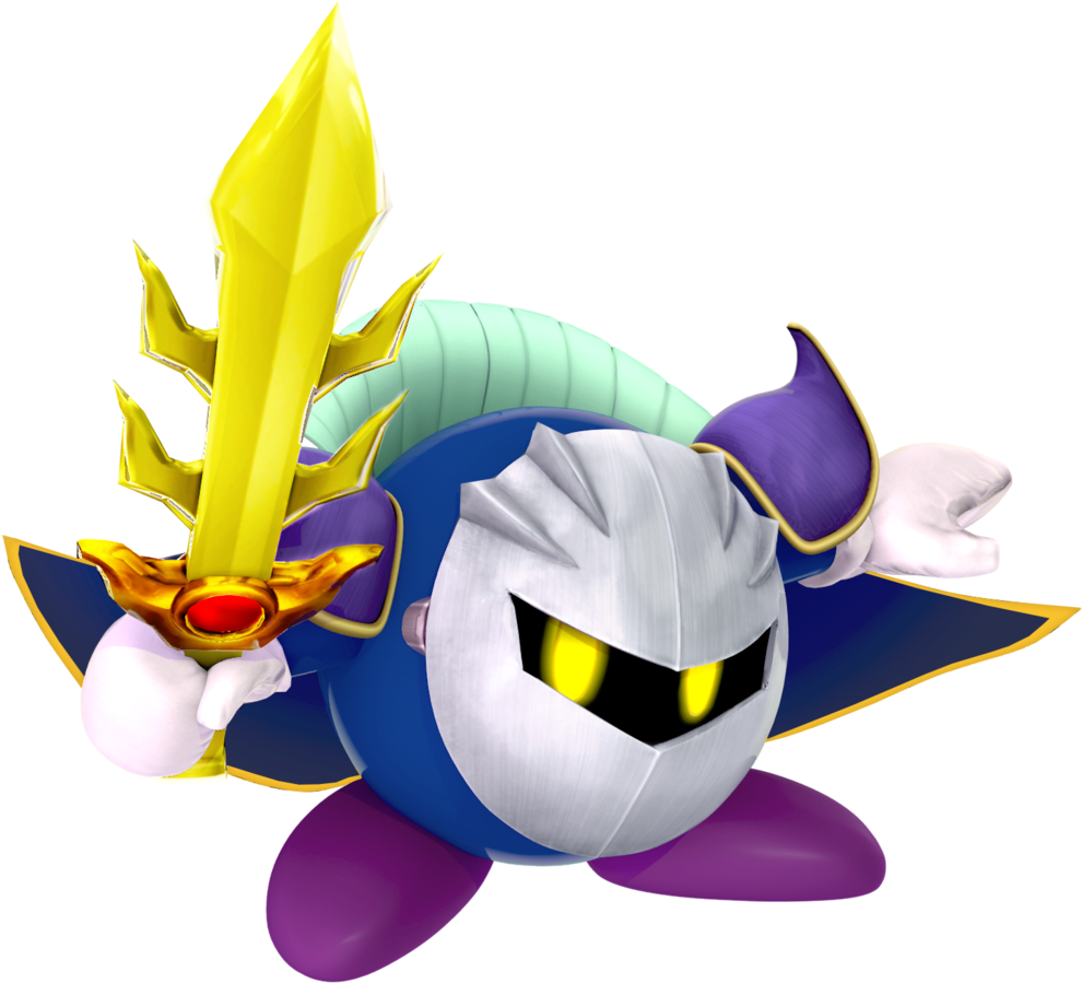 Meta Knight Return To Dreamland Style Render By Nibroc - Return To Dreamland Meta Knight (1024x1024)