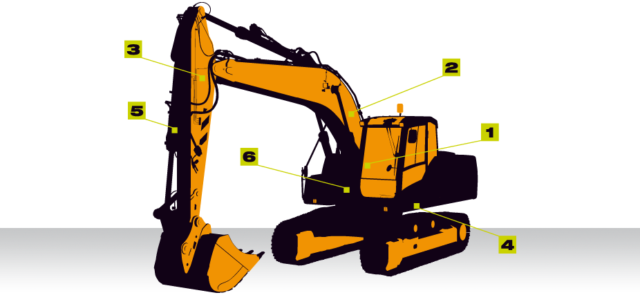 Vei On-board Excavator Scale - Excavator (926x427)