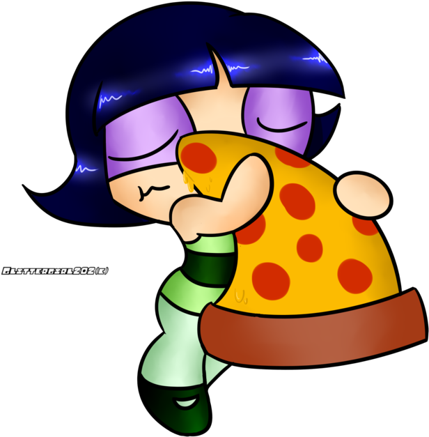 Buttercup X Pizza By Glittergirl202 Buttercup X Pizza - Cartoon (1024x819)