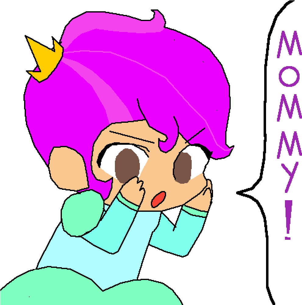 Mommy Nalo Ate All The Cookies - Cartoon (1000x1000)