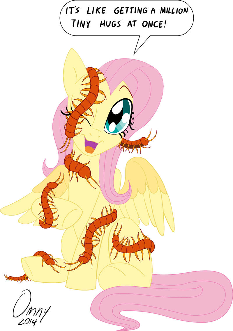 Its Like Getting A Million Tiny Hugs At Once Zo14 - Creepy My Little Pony Base (800x1138)