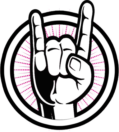 El Guapo's Tacos - Rock And Roll Sign (383x423)