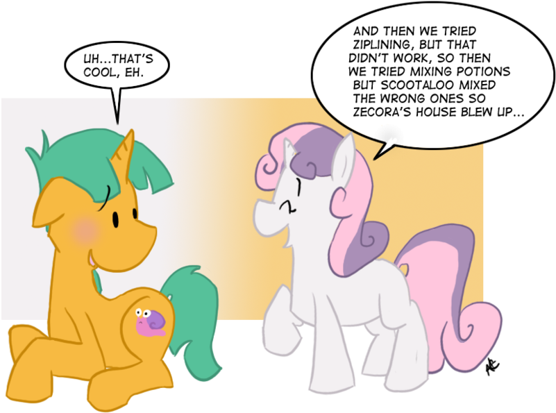 Snail Belle By Inkypaws-productions - Sweetie Belle And Snails (900x664)