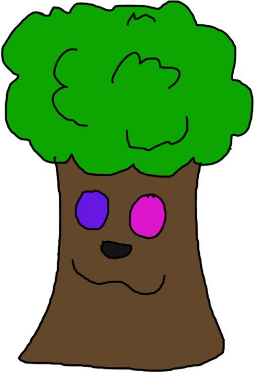 Lol Crappy Tree W/ Face Pose Free By Insanitydarkshadows - Cartoon (894x894)