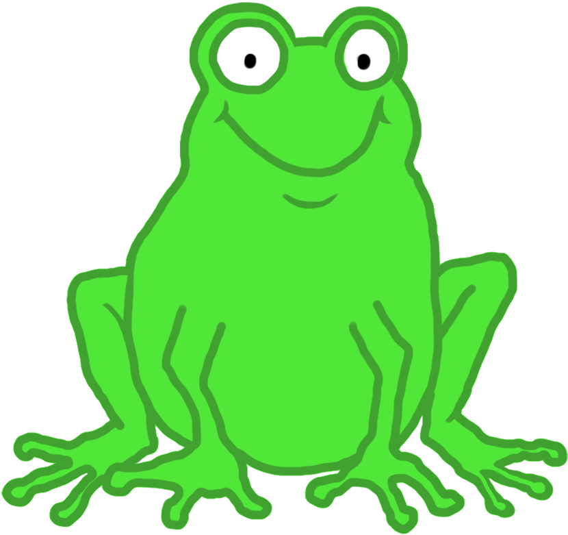 Frog Cartoon No Background (957x945)