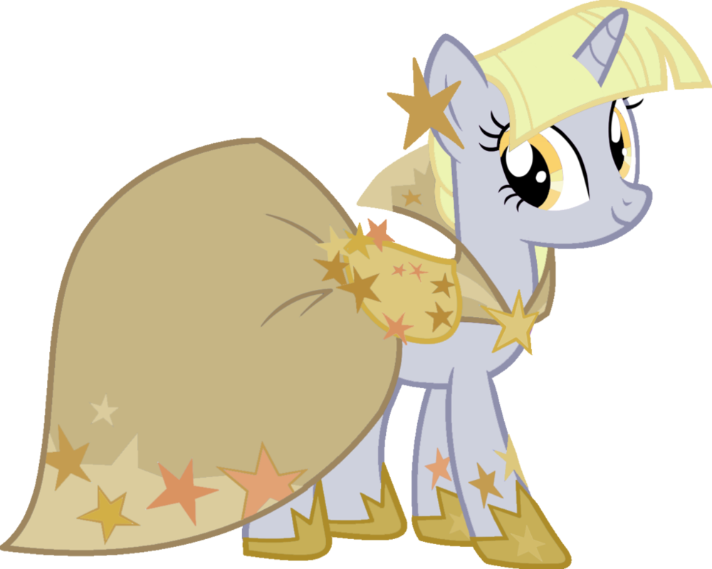 Blah23z, Clothes, Derpy Hooves, Dress, Female, Gala - Cartoon (1000x799)