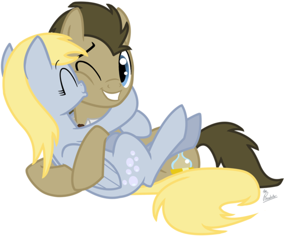 Or Stupidity Was Offensive - Doctor Whooves X Derpy (800x565)