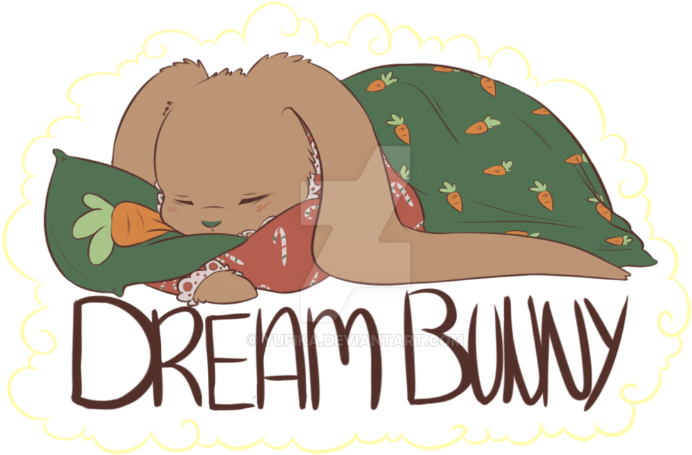 Happy 20th Dream Bunny By Yufika - Cartoon (1021x783)