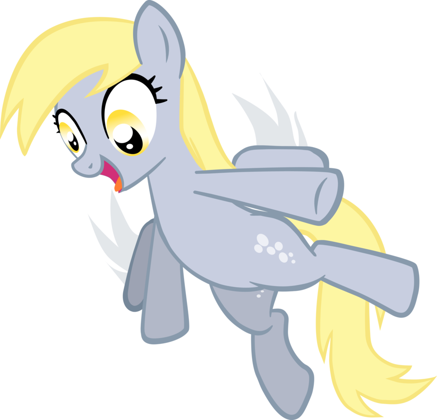 Derpy Hooves Credit Free Vector By Poniesfromheaven - Cartoon (900x865)
