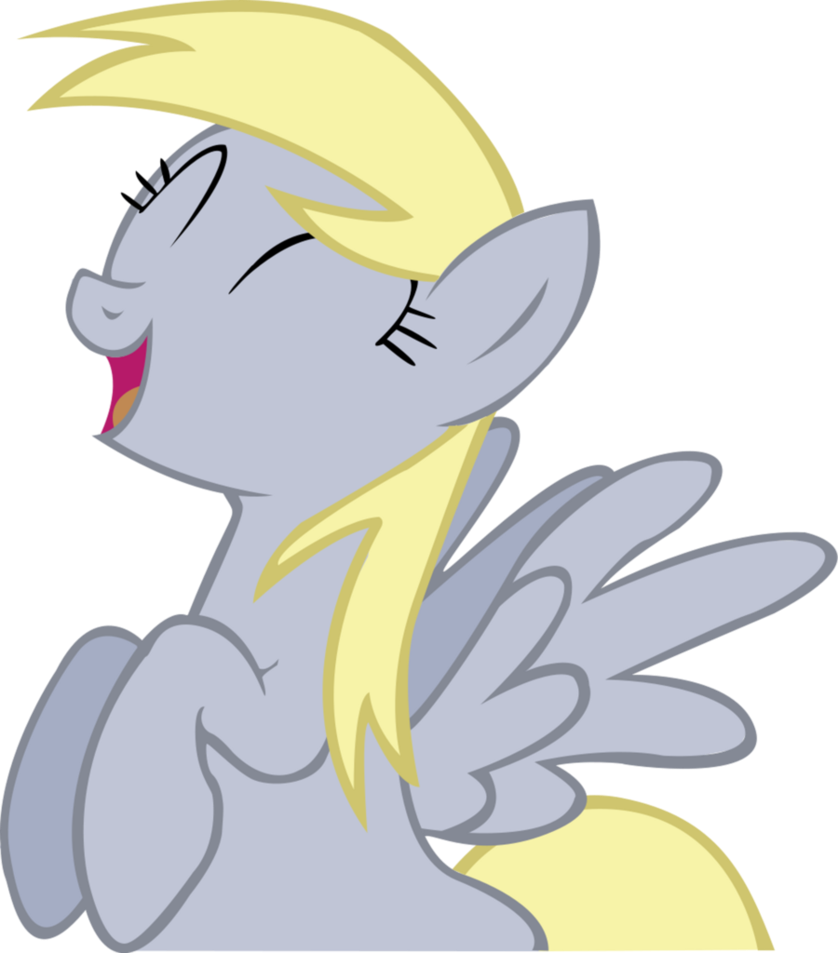 Hearts And Hooves And Valentine's Too - Derpy Hooves Happy (838x953)