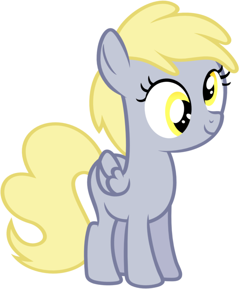 Filly Derpy Hooves Vector By Kingdark0001 - My Little Pony Derpy Filly (852x937)