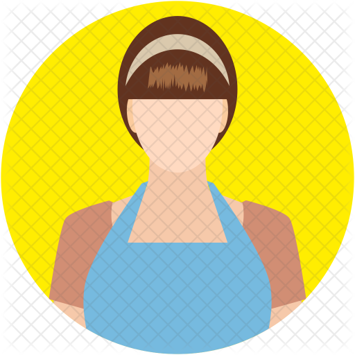 Maid Icon - Woman (512x512)