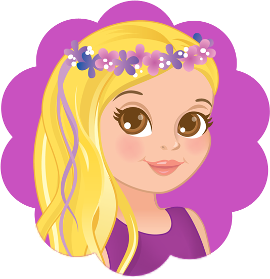 I'm The Arts And Crafts Flower Girl - Illustration (563x563)