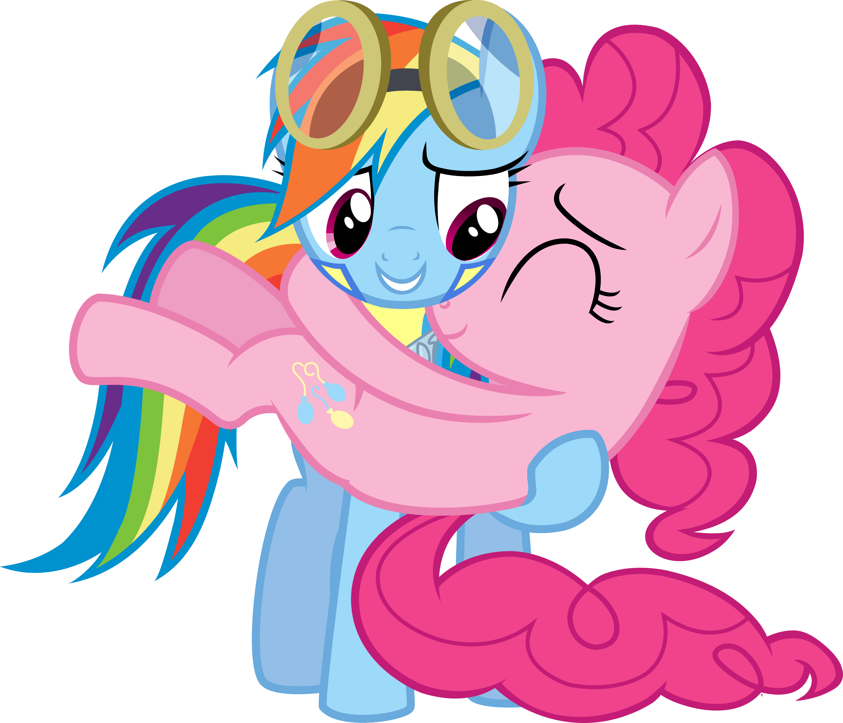 Rainbow Dash Pinkie Pie Fluttershy Derpy Hooves Pony - My Little Pony: Friendship Is Magic (3495x3000)
