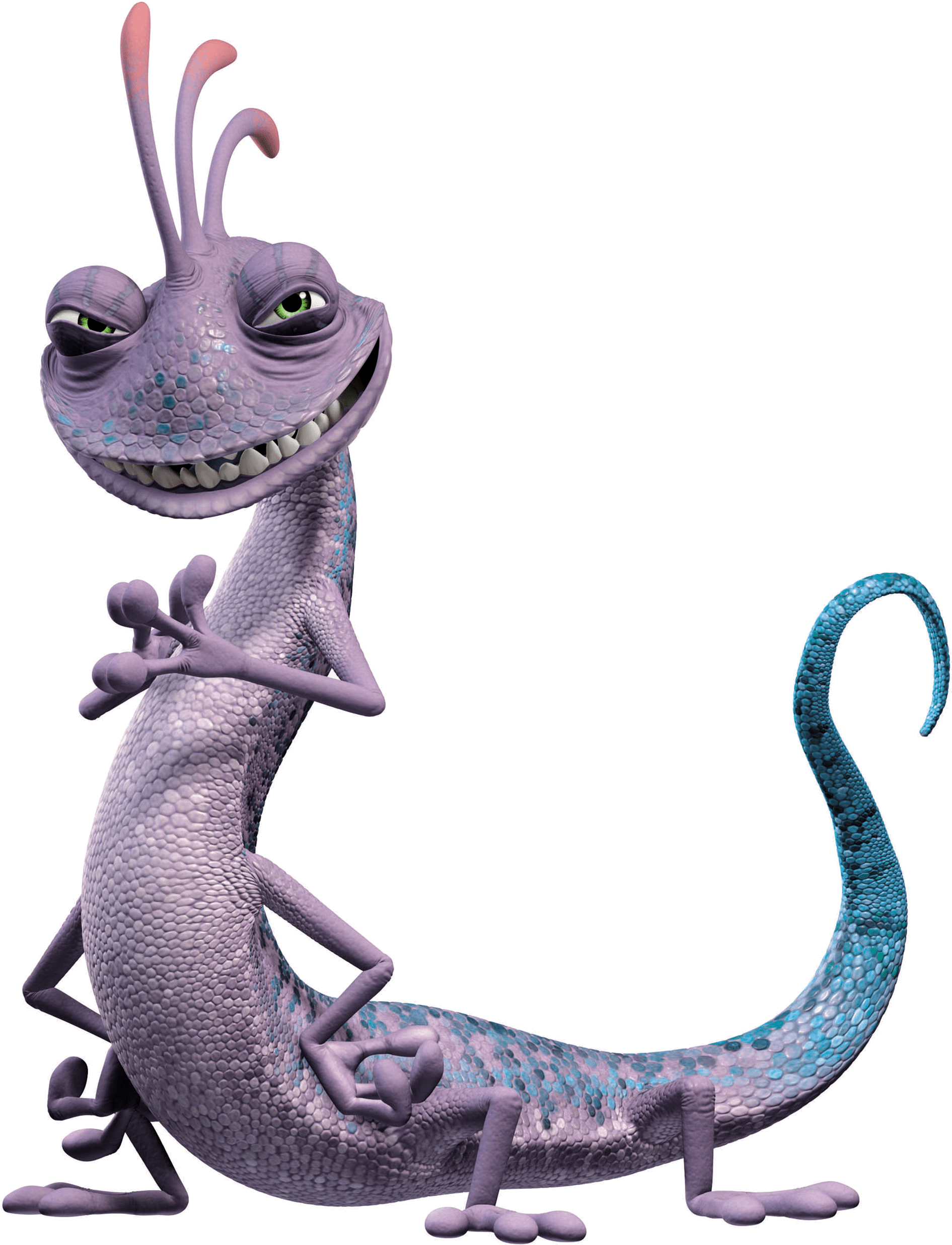 Lizard Clipart Scary - Randall From Monsters Inc (2071x2598)