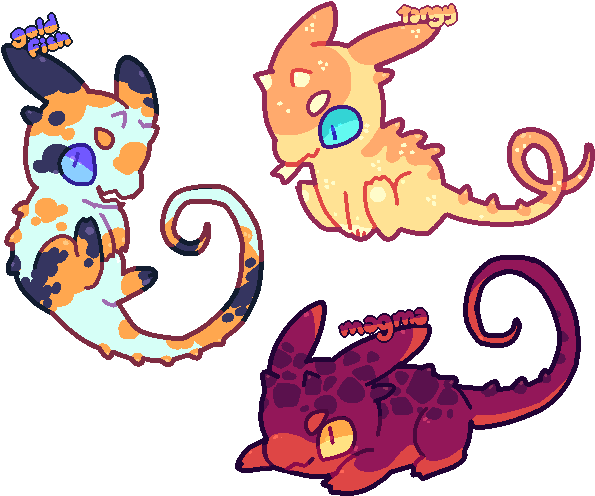 [closed] Lizard Buns By Toripng - Cartoon (671x549)