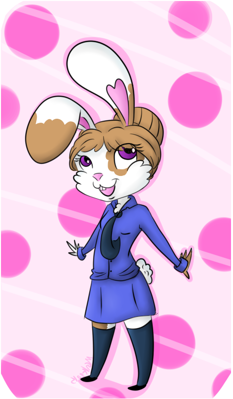 Pink M Character Fiction Clip Art - Cartoon (542x839)