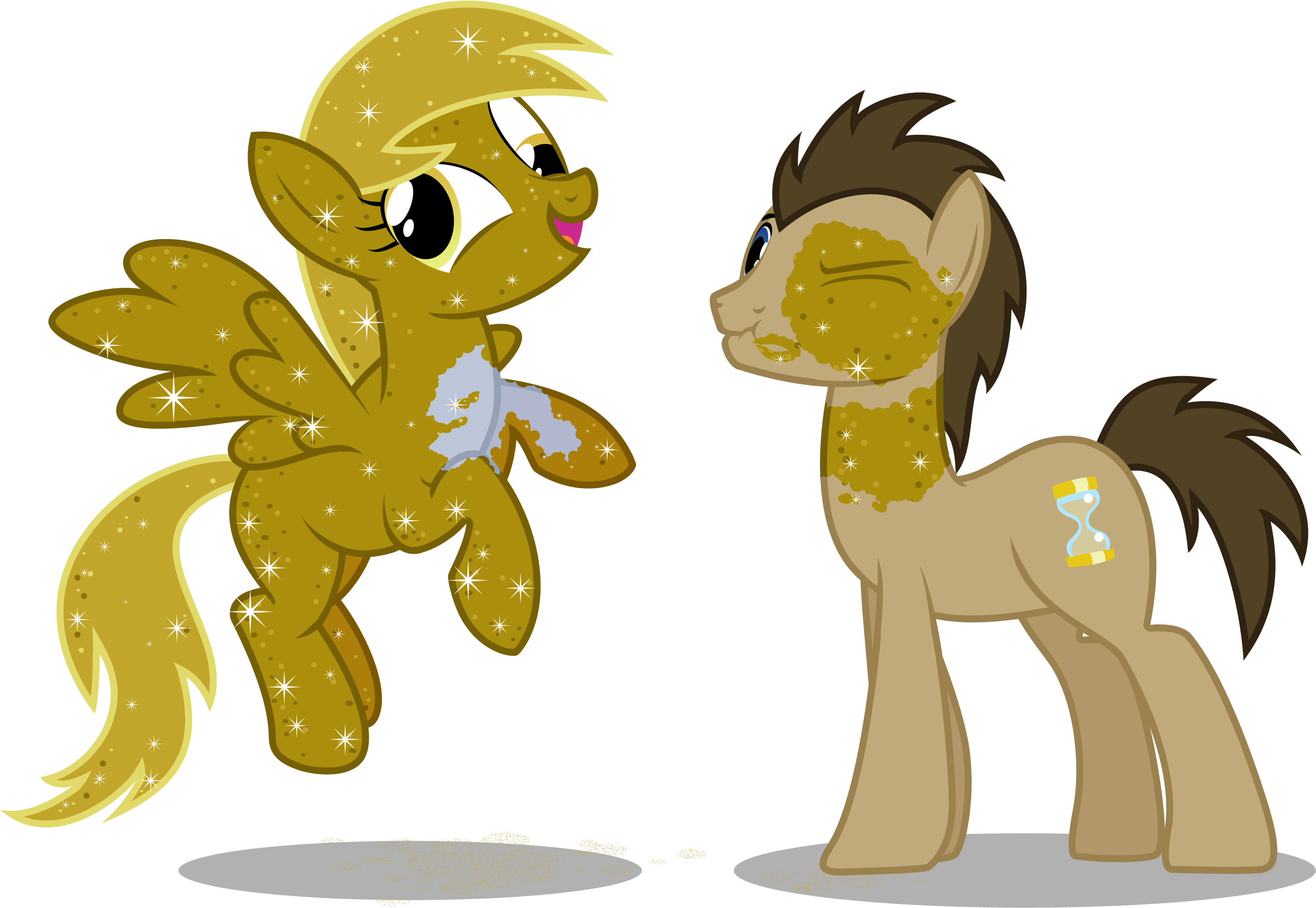 Bedeviled - Doctor Whooves And Derpy Base (3200x2400)