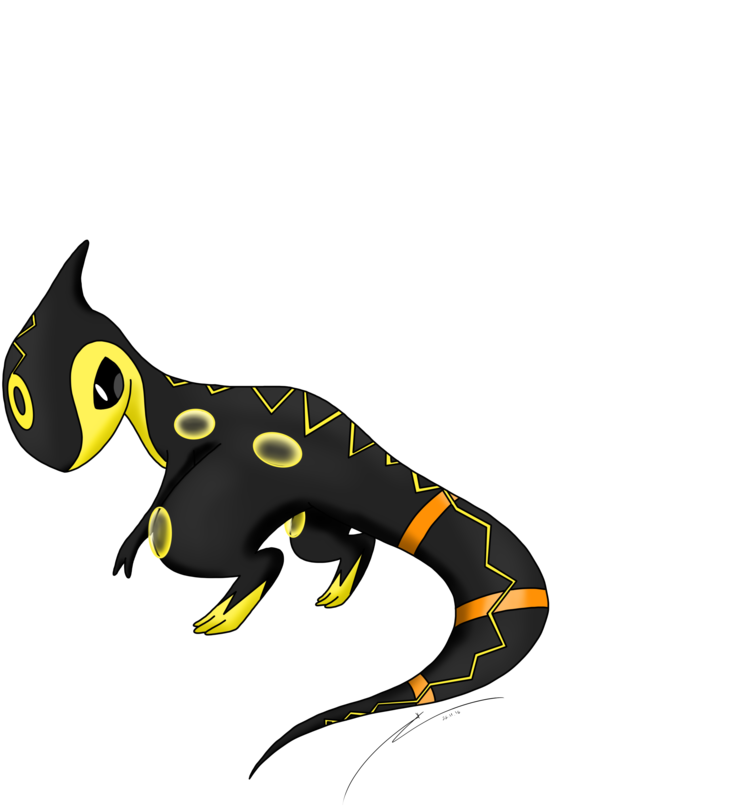 Electric Lizard Fakemon By Darkrailady - Digital Art (894x894)