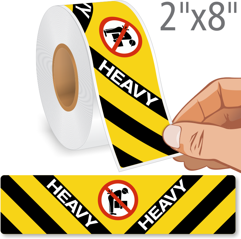 Zoom, Price, Buy - Smartsign 500 Heavy No Lifting Labels With Symbol, (800x800)