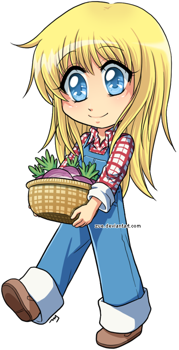 Harvest Moon Claire By Zue - Manga (350x683)
