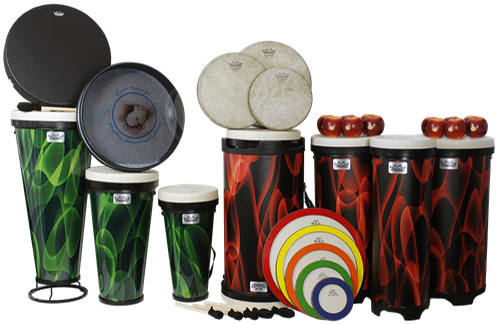 The Kit Includes - Remo Dp-0300-00 Healthrhythms Comfort Sound Drum Collection (600x350)