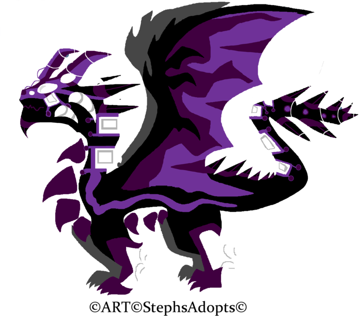 Vexational Adult Dragon By Stephsadopts - Illustration (800x665)