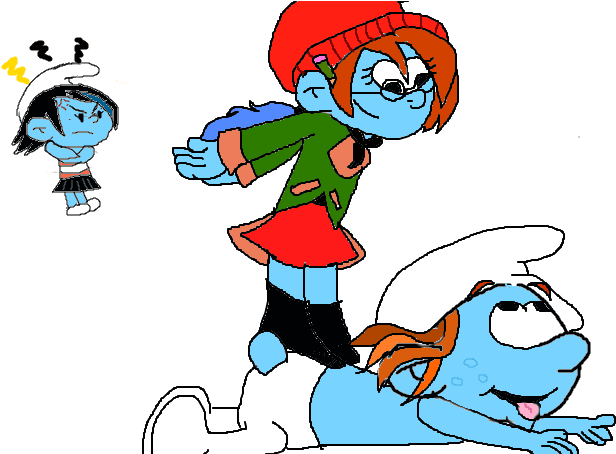 Puppet And Hackus By Pitufotontin - Cartoon (1006x453)