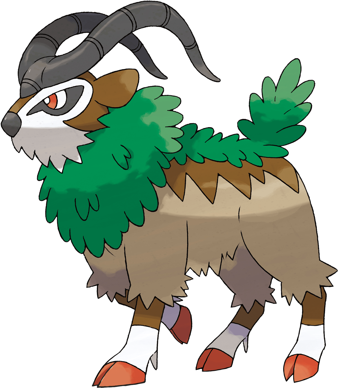 Grass-types Have Always Been A Weird Type Of Pokémon - Pokemon Gogoat Pre Evolution (1280x1280)