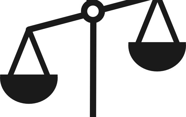 Workaholics Versus Sluggards Part - Scale Clip Art (600x380)