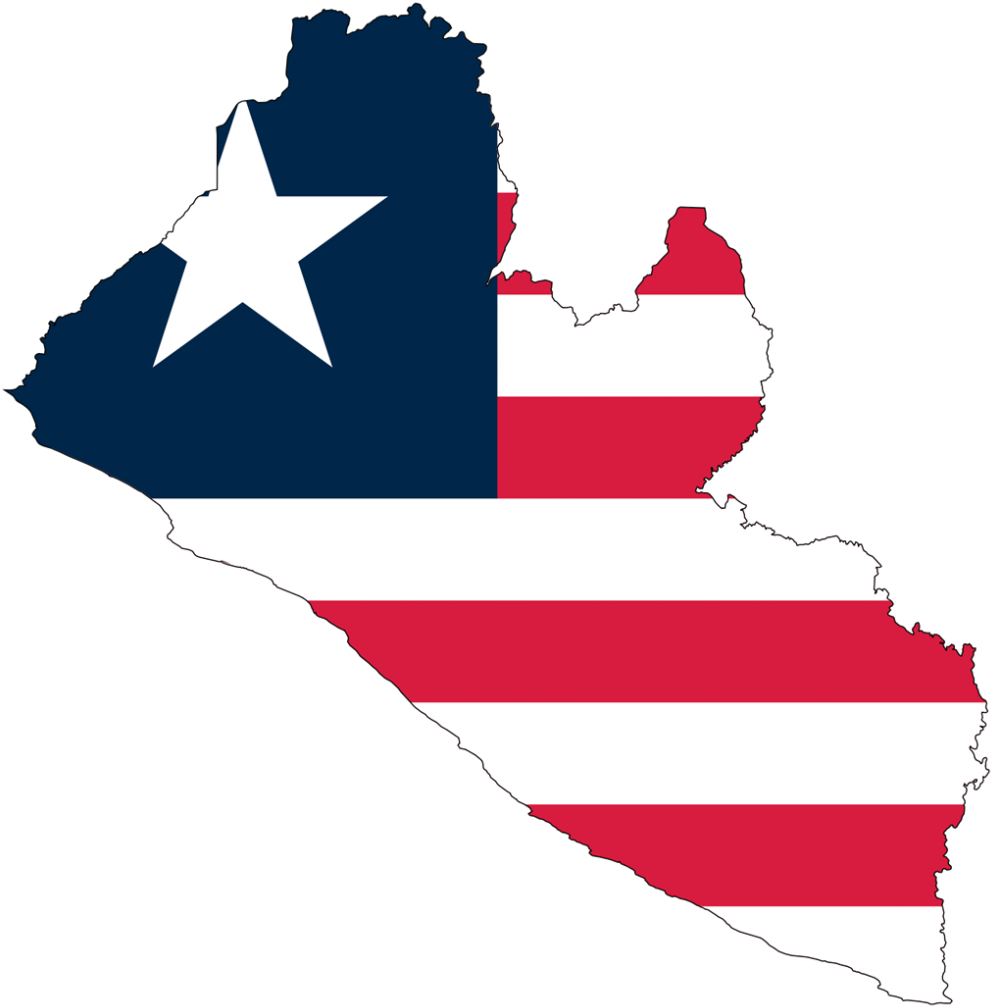Flag Map Of Liberia - Liberian Tattoo Designs (1004x1024)