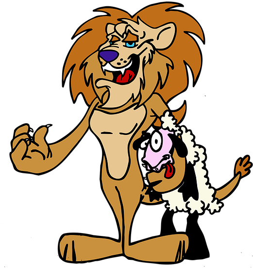 The King Of His Own Egotistical World, Lives His Life - Cartoon (520x697)