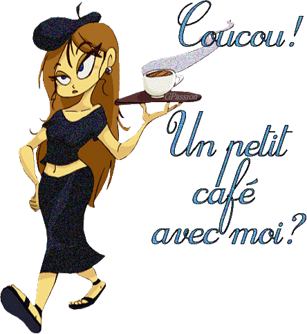 Partager - - Bringing Coffee Gif (444x484)