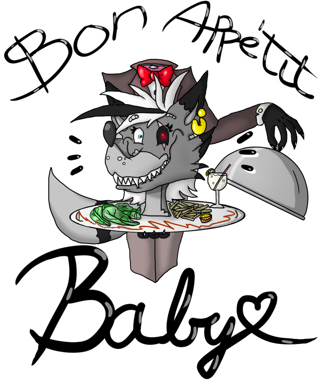 Bon Appetit By Wolfywolfhun Bon Appetit By Wolfywolfhun - Cartoon (1024x1229)