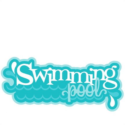 Swimming Word Clipart 2 By Jeremy - Swimming Pool Clipart (432x432)