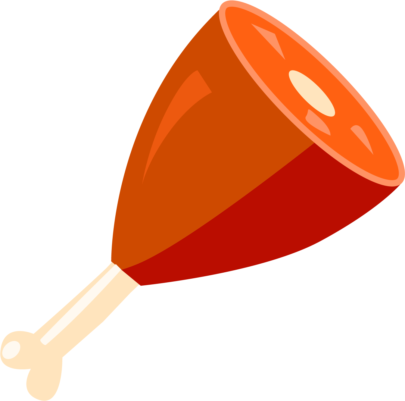 Ham Chicken Thighs Meat - Ham Chicken Thighs Meat (1855x1619)