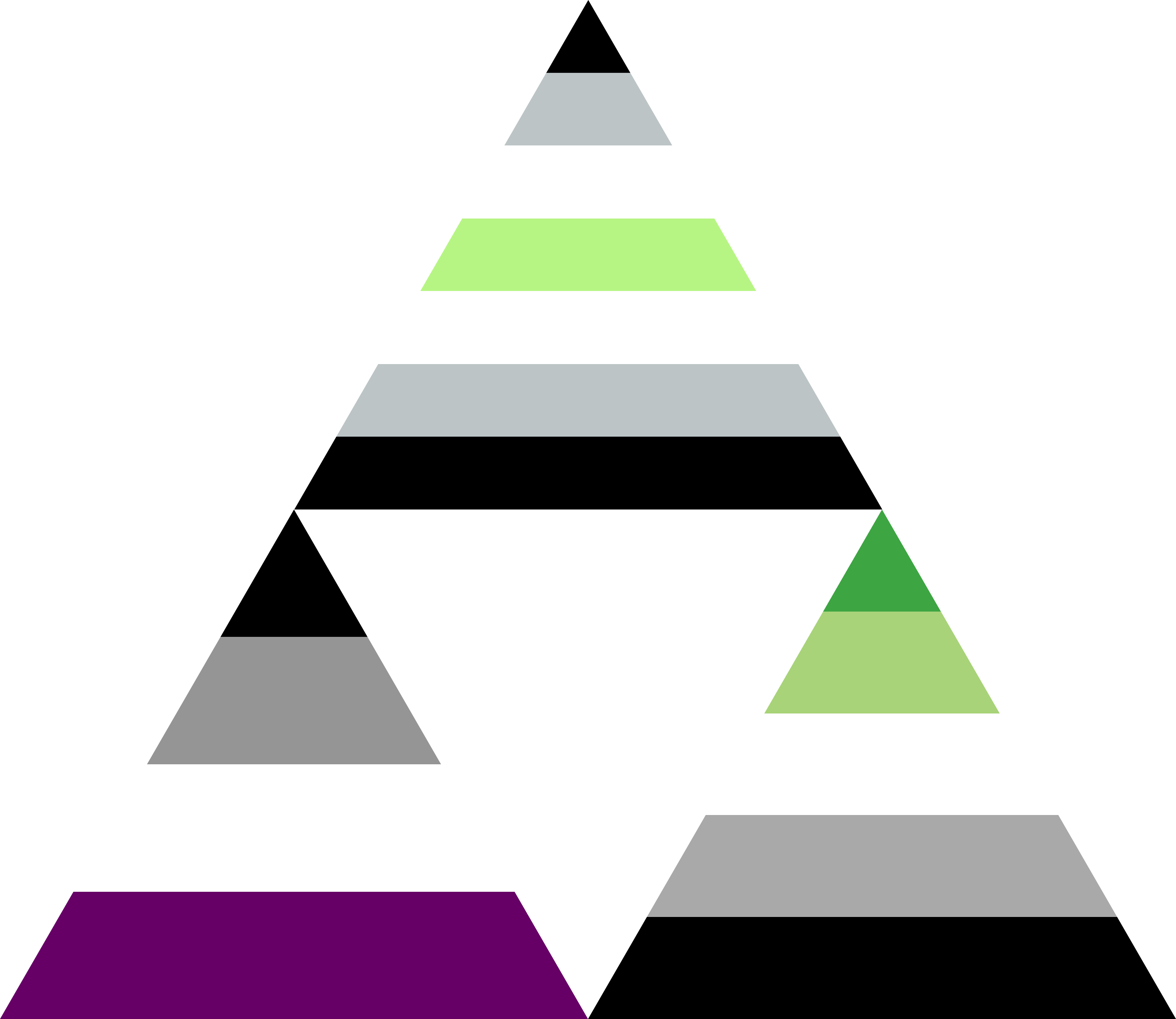 Ace Aro Agender Triforce By Pride-flags - Asexual Aromantic Agender Flag (4000x3466)