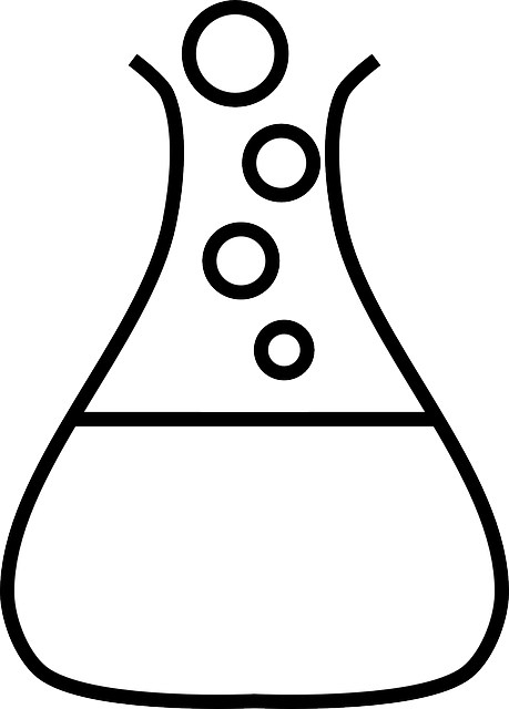 Free Photo Research Chemistry Liquid Laboratory Flask - Science Black And White Clip Art (459x640)