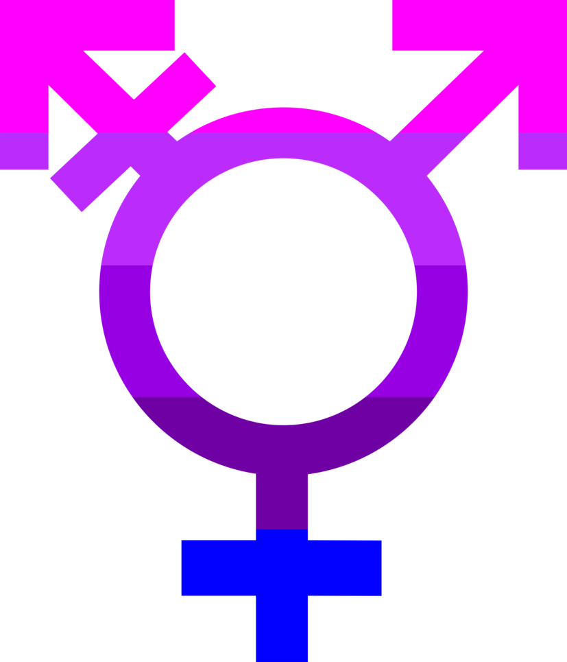 Transgender Symbol By Pride-flags - Lgbt Symbol (827x965)